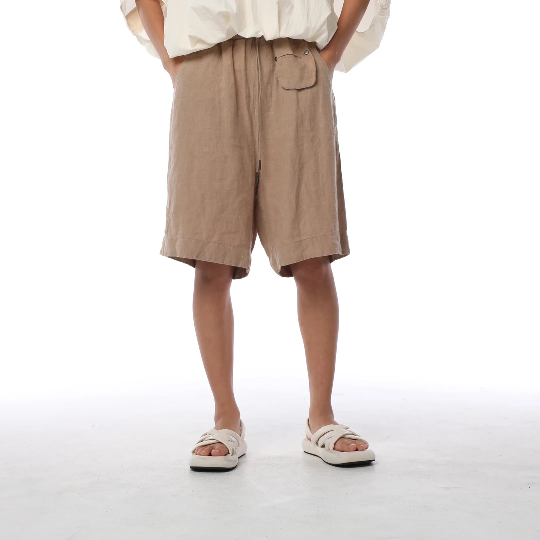 女装瑕疵品1622506夏季亚麻五分裤女士透气清凉新款