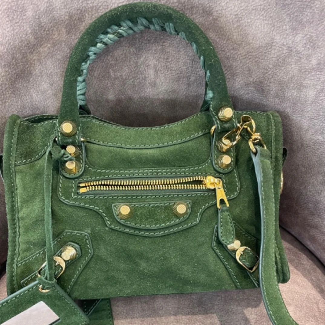 95新 Balenciaga/巴黎世家 巴黎世家/balenciaga/麂皮机车包小号