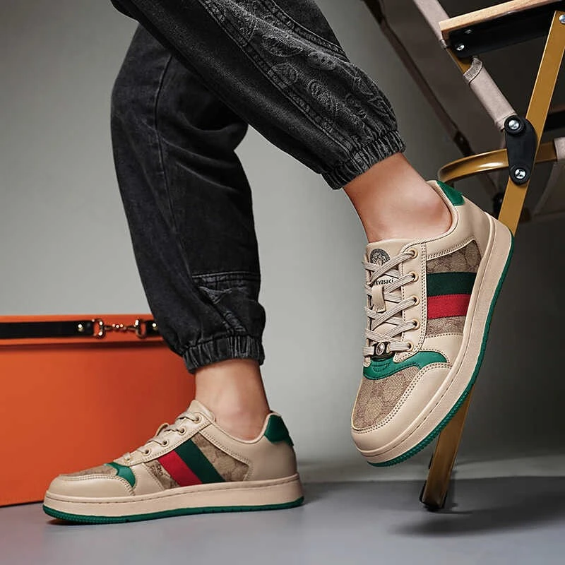 欧洲站男鞋韩版潮流休闲板鞋复古网红脏脏鞋潮牌轻奢情侣运动潮鞋