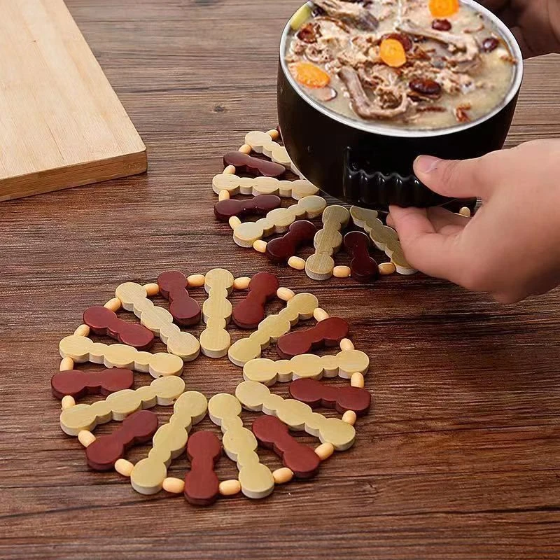 菜垫子隔热垫桌垫杯垫碗垫防烫锅垫盘子竹垫家用餐垫防热耐热碗垫