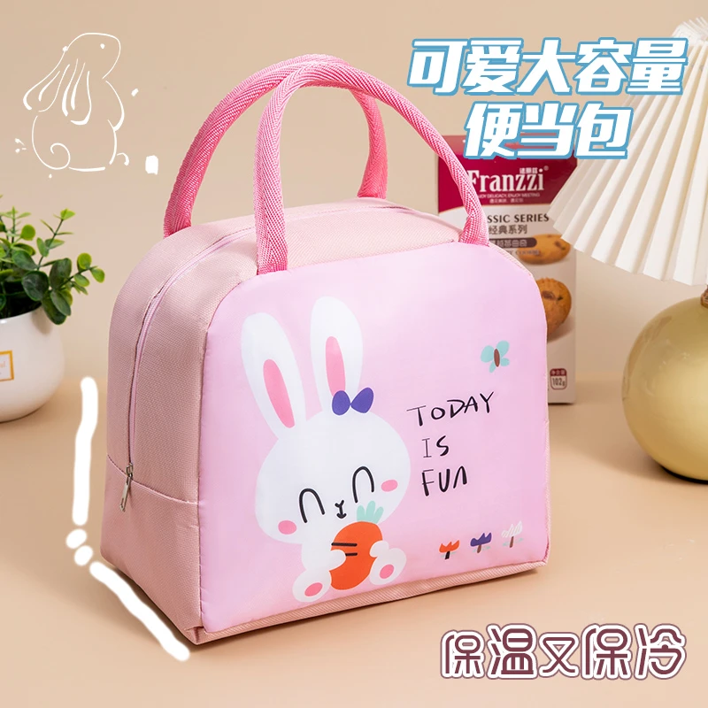 【便当包】饭盒袋保温便当手提包手拎带饭上班族装餐包防油加厚铝箔