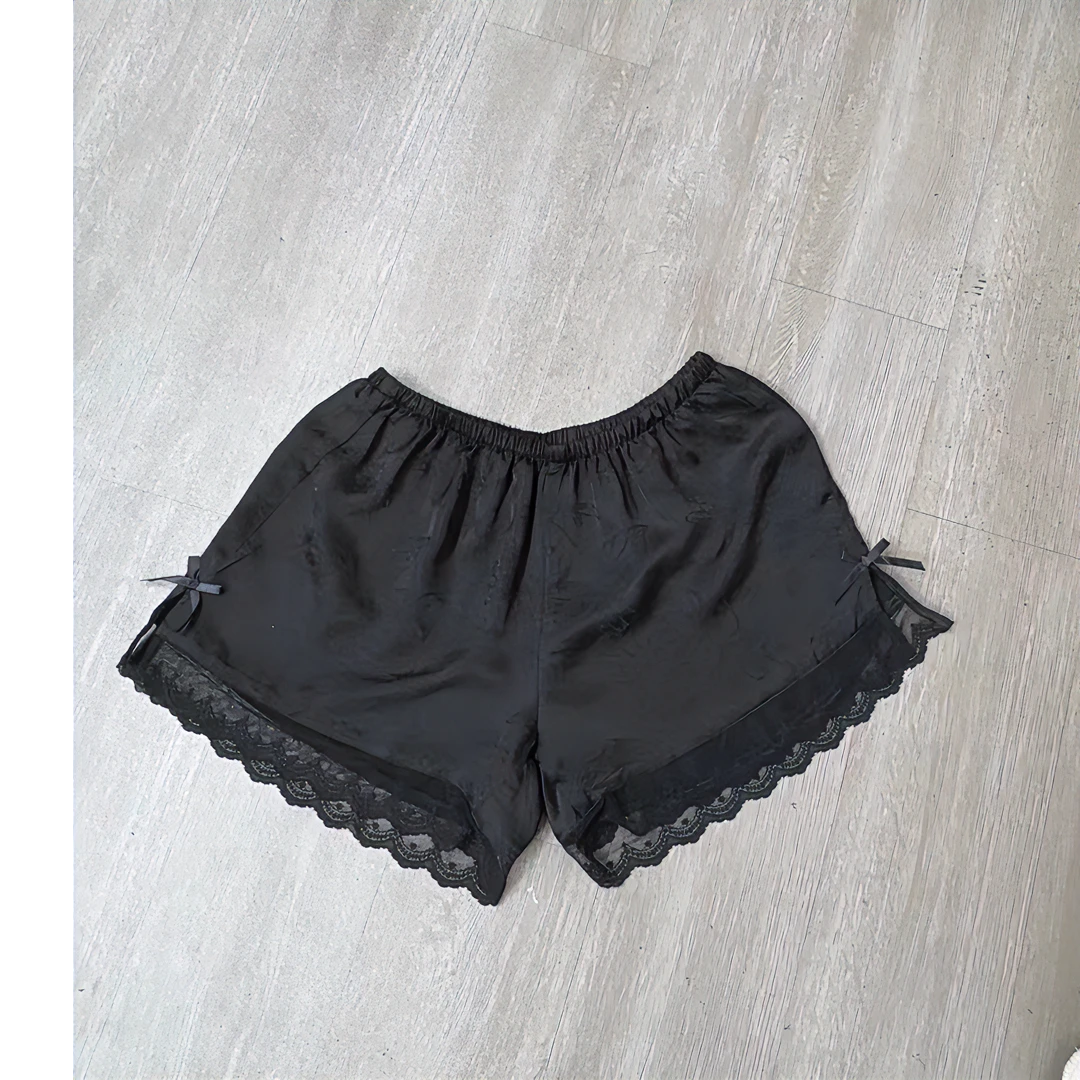 夏季女士妈妈装时尚舒适休闲宽松薄款防走光黑色百搭安全裤