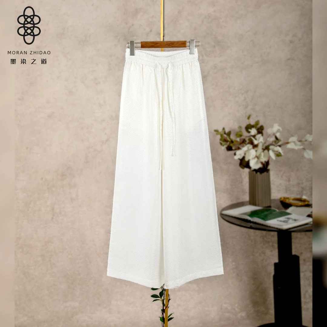 非遗杭罗 一尘不染 花线春长裤FF22079