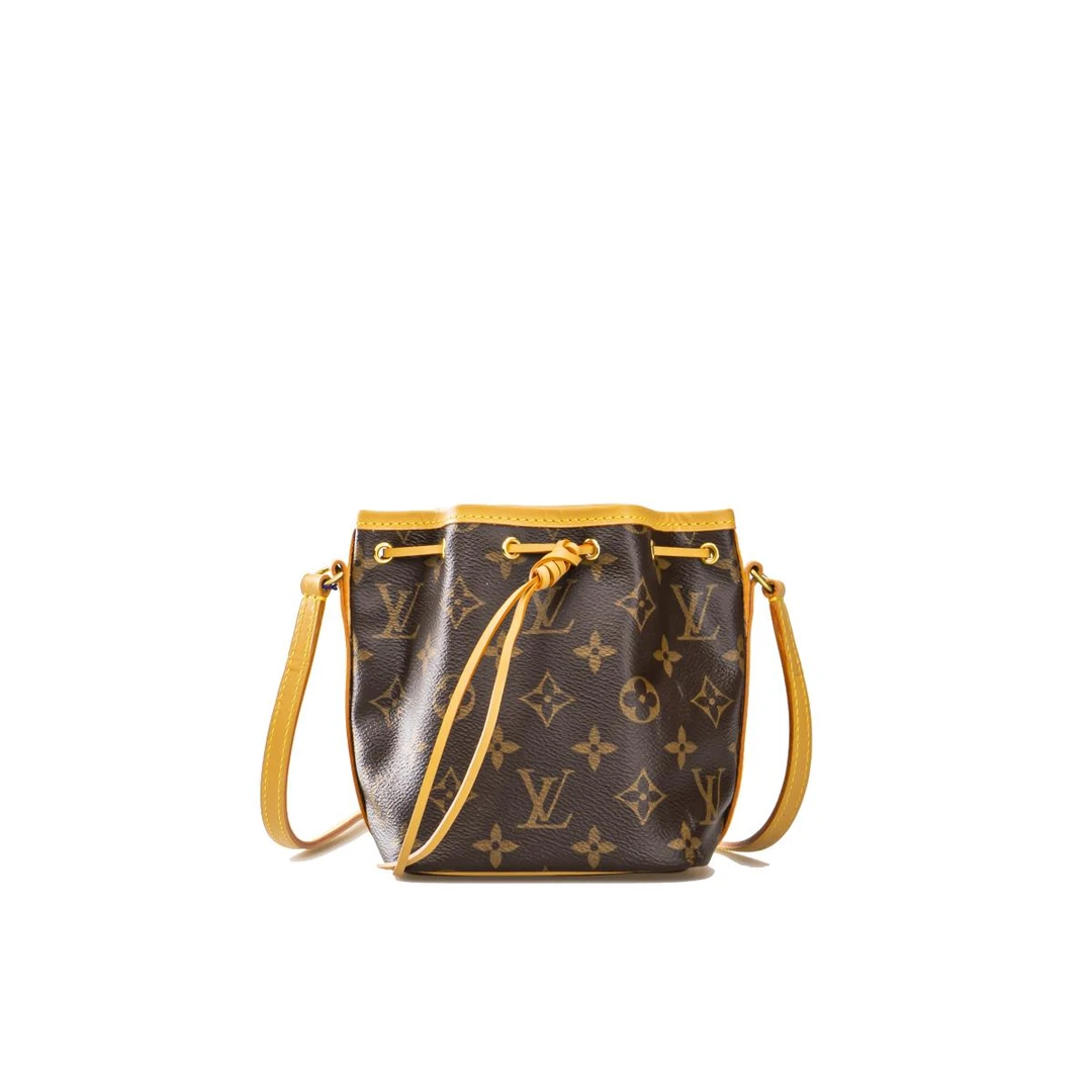 99新 LouisVuitton/路易威登 LV 抽绳小号水桶包宁宁（植鞣革更换）
