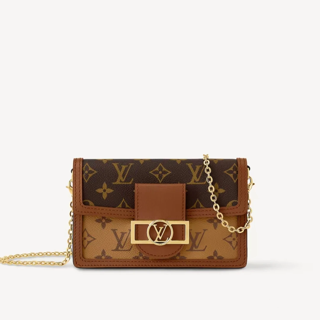99新 LouisVuitton/路易威登 由由 LV 达芙妮woc 链条包 单肩包