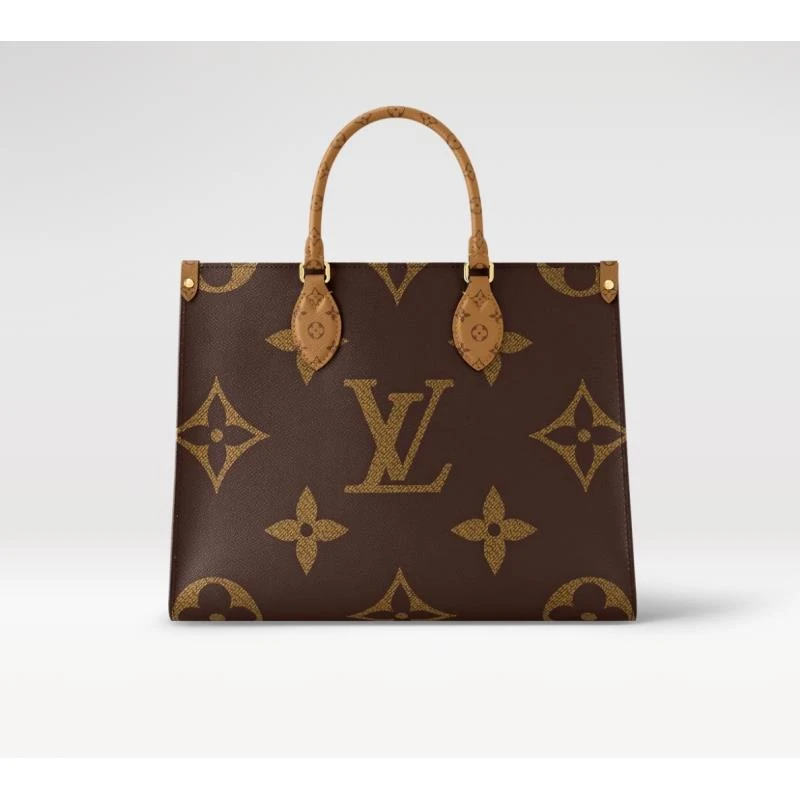 99新 LouisVuitton/路易威登 小雨 老花 Onthego中号 丛林托特