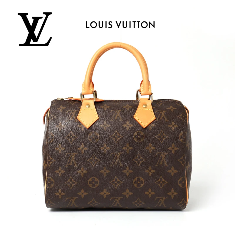 99新 LouisVuitton/路易威登 巧巧  LV speedy 25    植鞣革换新