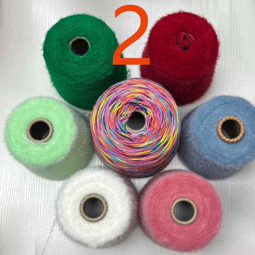2号羊羊外贸毛线柔软亲肤手工DIY编织毛线2号