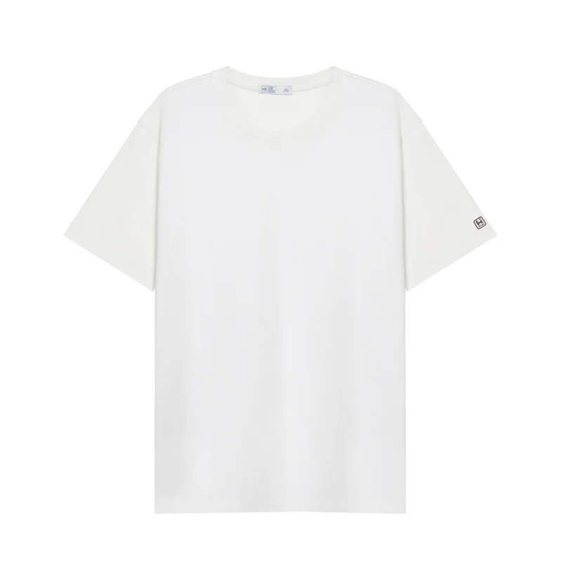 【胡轩推荐】第三代长绒棉凉感字母印花圆领短袖T恤/S102423564101