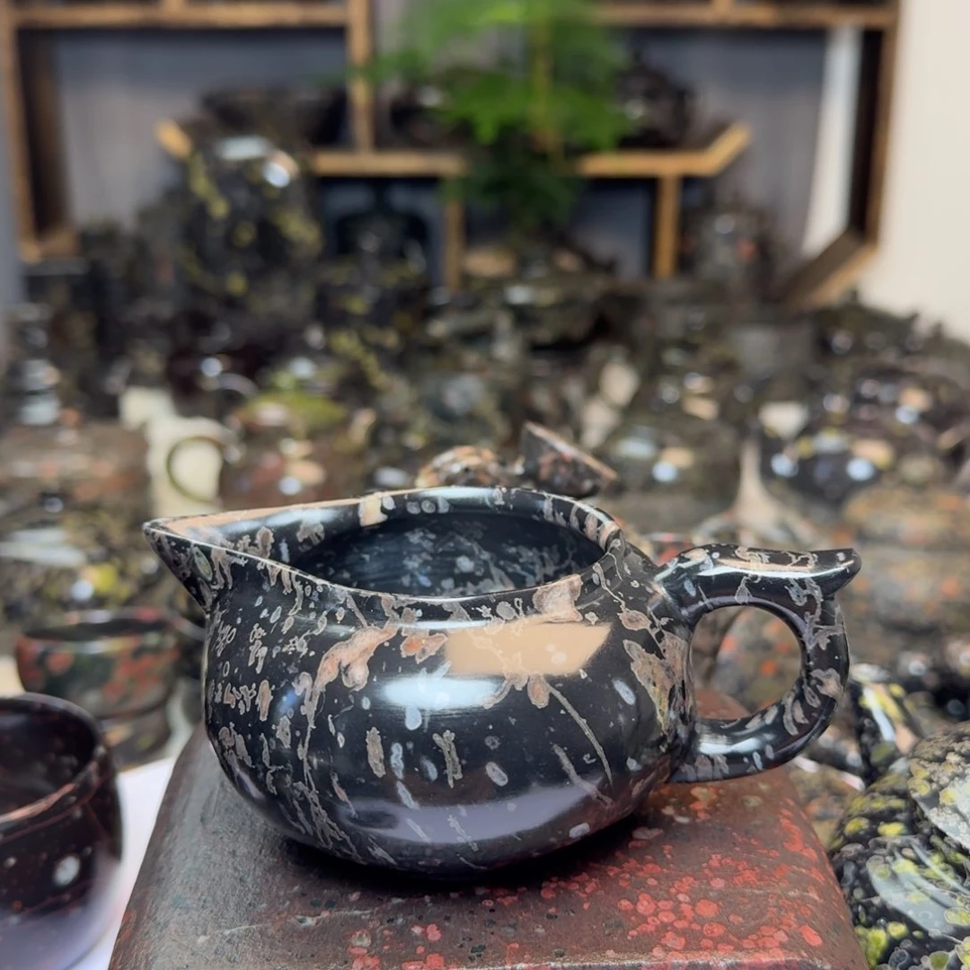 梅花玉至尊黑冰公倒壶