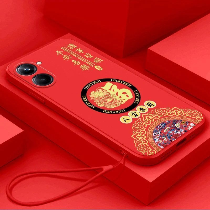 真我Realme10Pro手机壳国潮液态硅胶软壳全包镜头新款超薄保护套