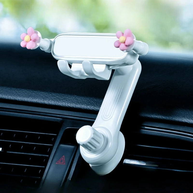 CheZhiMei/车之美车载汽车导航手机支架固定加长杆旋转支架