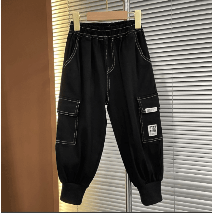 男童秋款潮流休闲长裤中大童韩版束脚裤儿童潮牌裤子