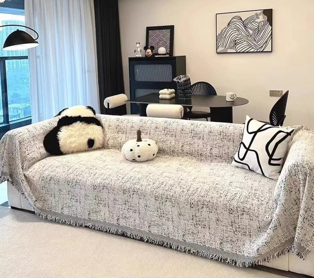 （单片链接）高端沙发垫.雪尼尔四季通用防滑加厚通用型柔软舒适垫