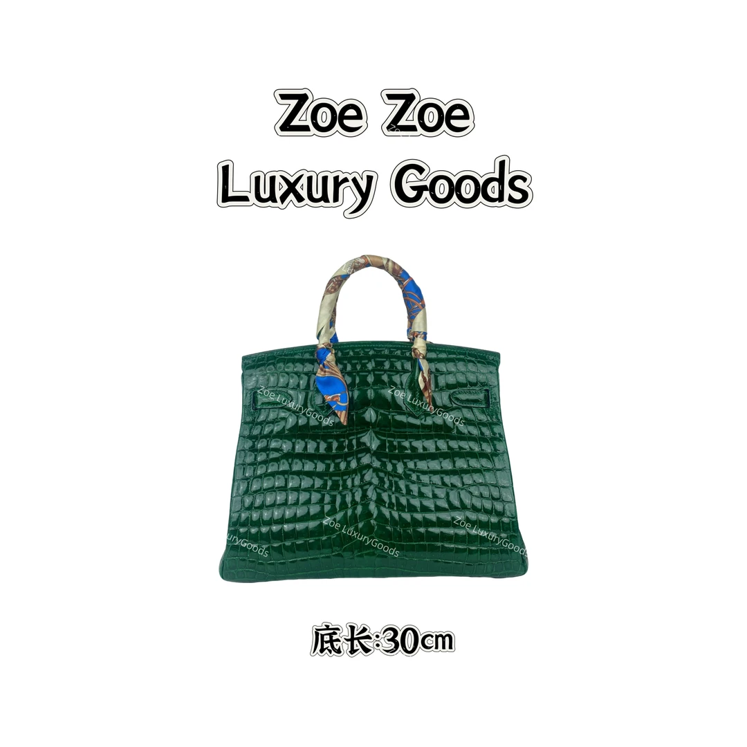 【Zz订制】手工打造鳄鱼皮女包真皮包包高光鳄鱼皮女包
