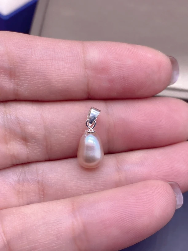 【闪购商品】淡水珍珠吊坠(不含链)925银吊坠