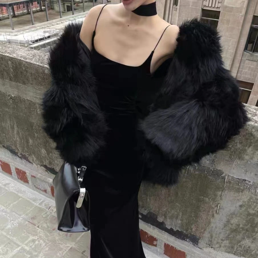 DA-J大吉【保暖毛毯】新款冬季设计款时尚高定毛毛外套