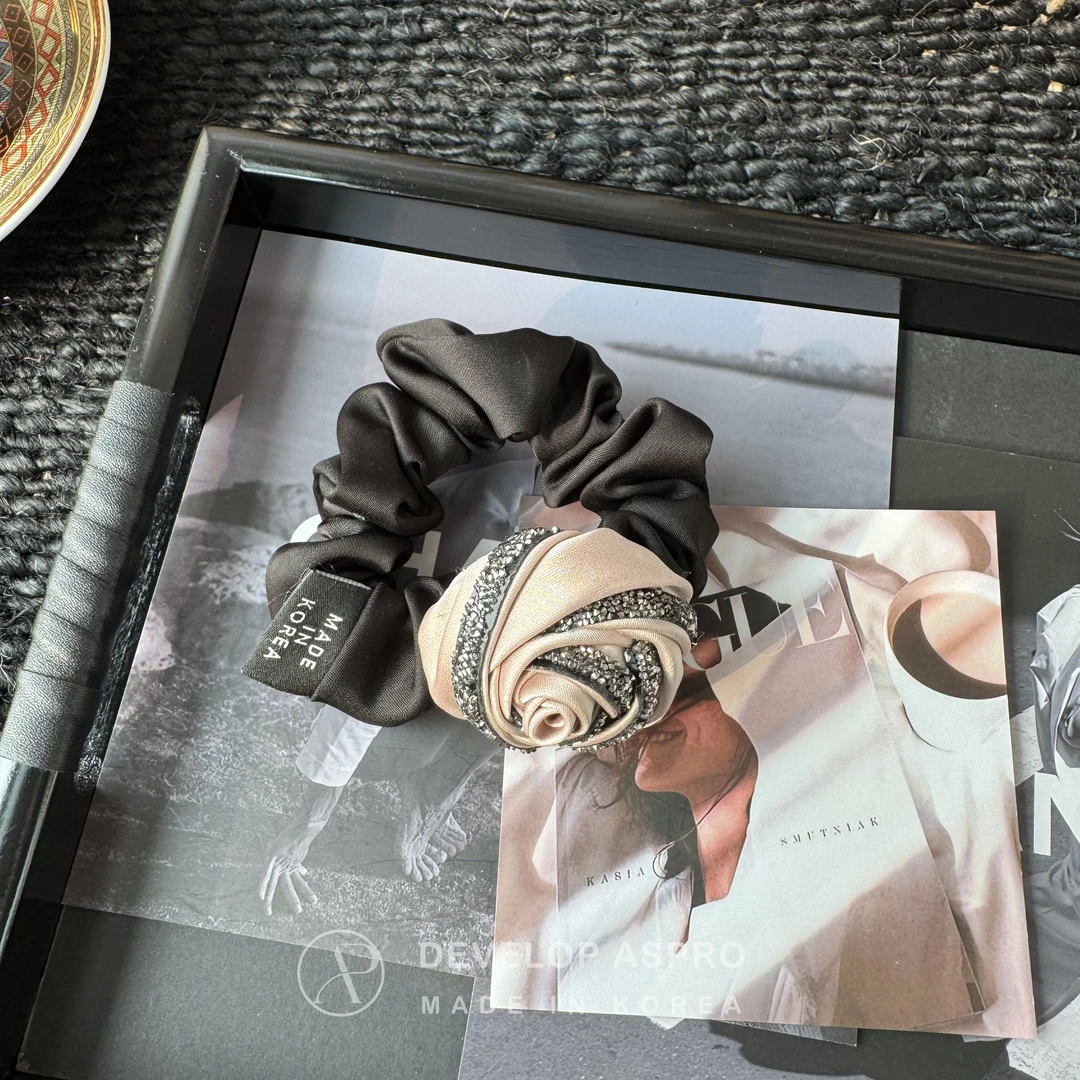 【现货】【ASPRO】韩国新款正品爆款减龄玫瑰小肠发圈AP26