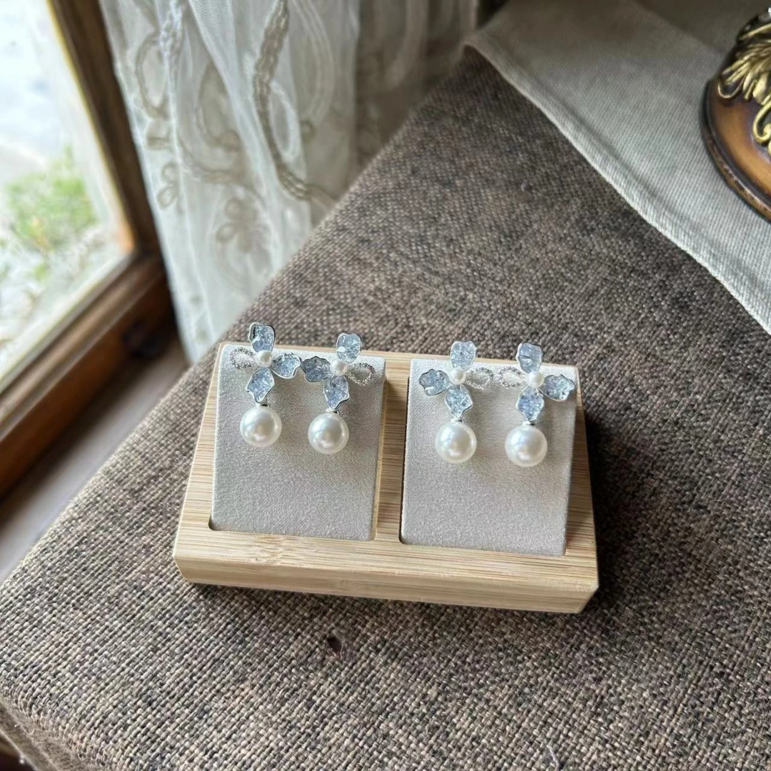 非金属仿水晶耳饰 韩国小众品牌饰品小高货原创手工正品韩系