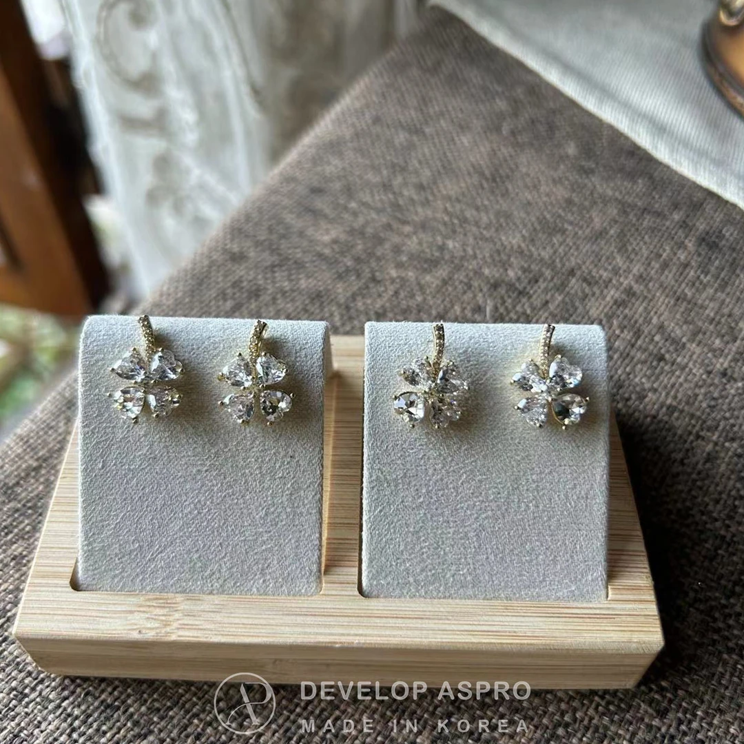 非金属仿珍珠耳饰 【现货925针】韩国新款爆款洋气耳钉XP91