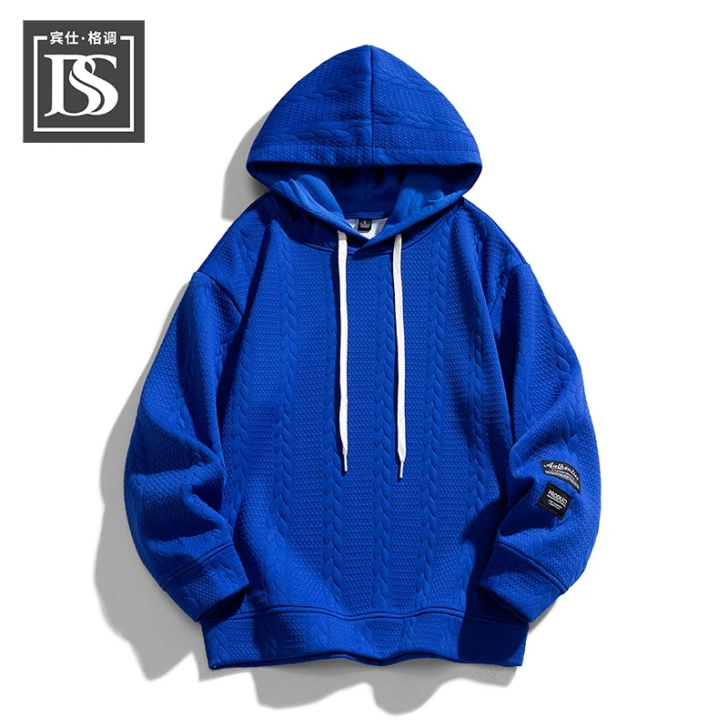 休闲卫衣男2023新款潮流简约百搭oversize宽松连帽上衣