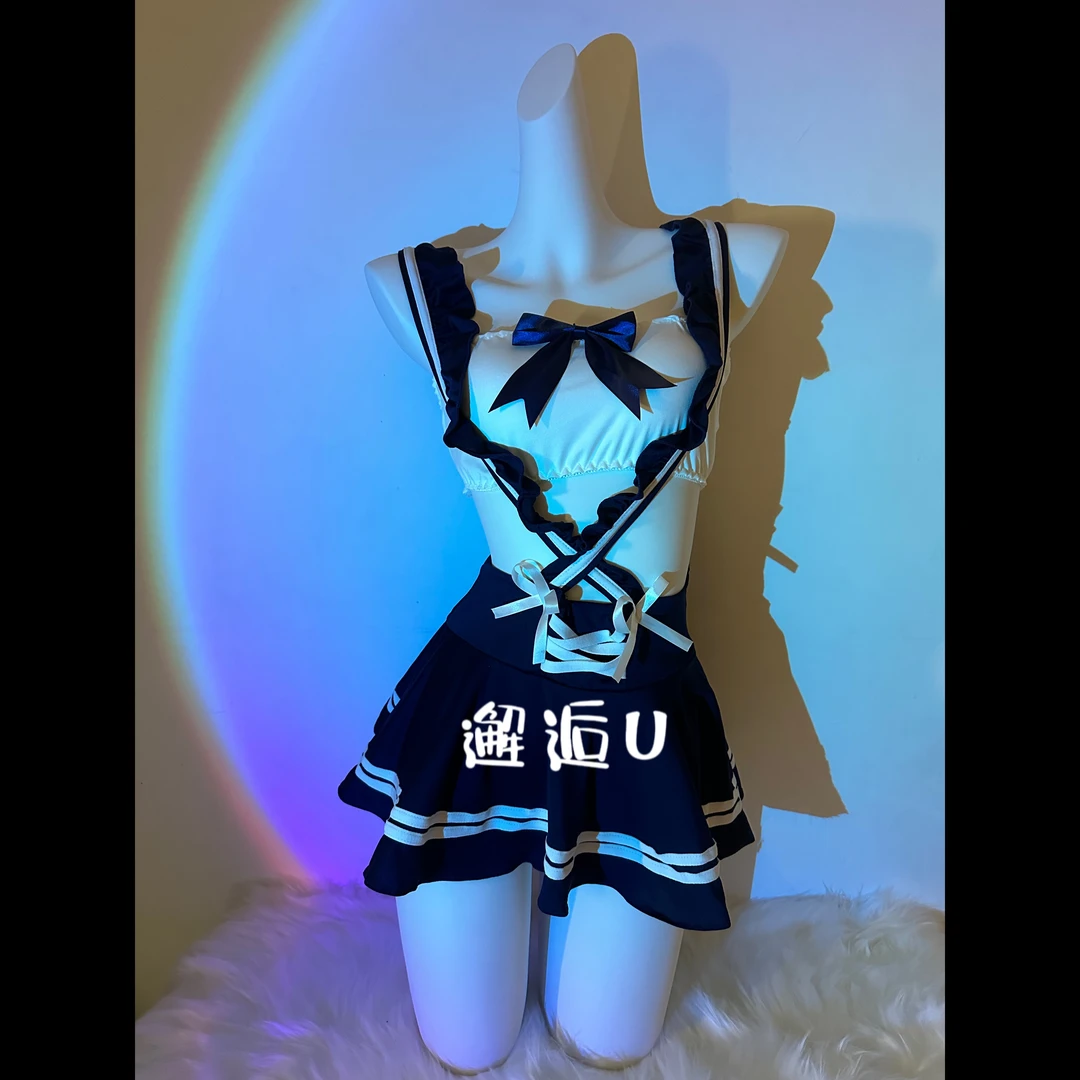 【邂逅U】纯欲日系学院风百褶裙套装