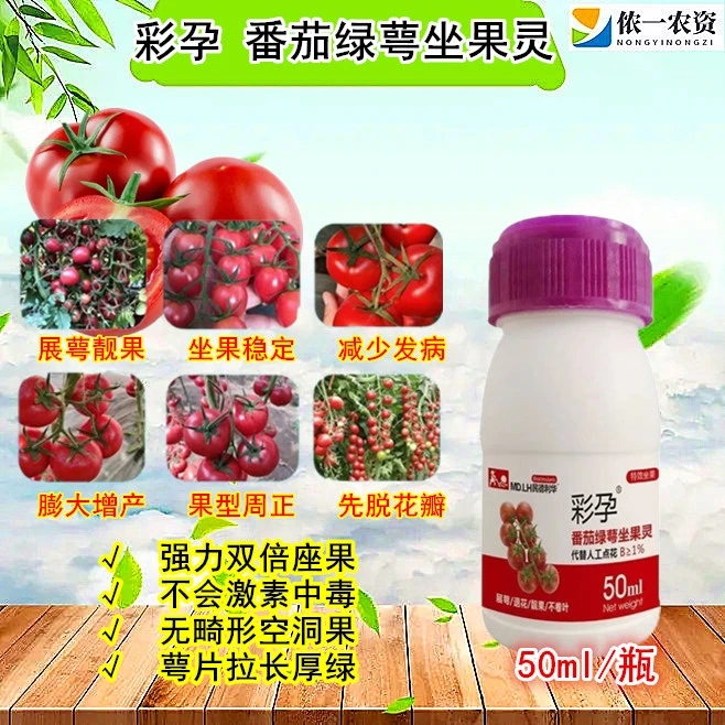 民德利华彩孕番茄免点花番茄座果喷花灵西红柿圣女果人参果肥料