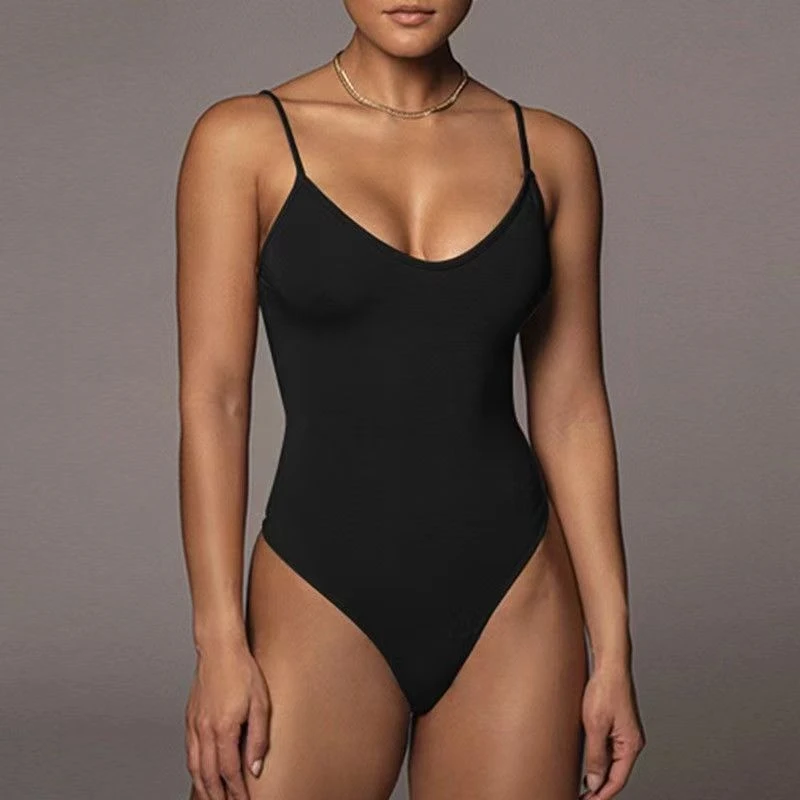 新款丁字性感连体塑身衣吊带收腹提臀束身紧身显瘦内搭