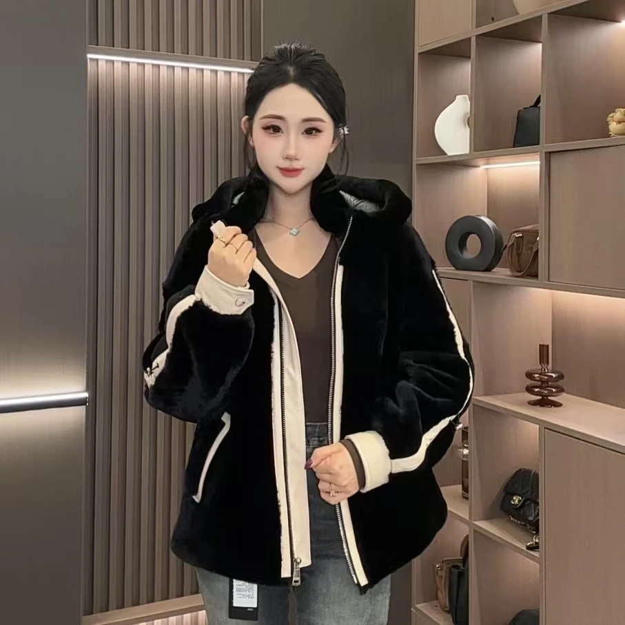 【七月推荐】时尚潮流高级百搭黑色中长款女士外套-563