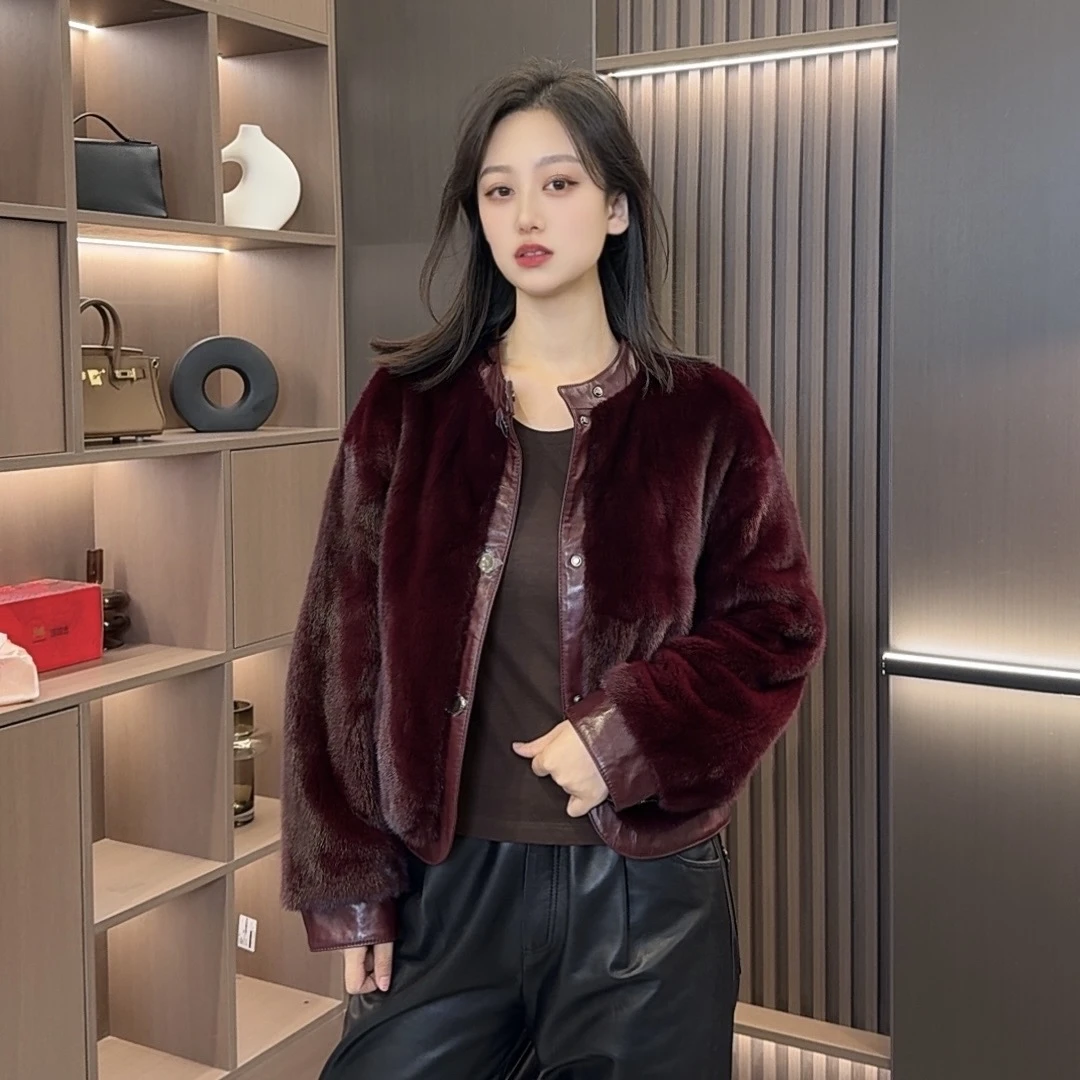 【薪多多推荐】红色高级感洋气潮流百搭女士外套-321