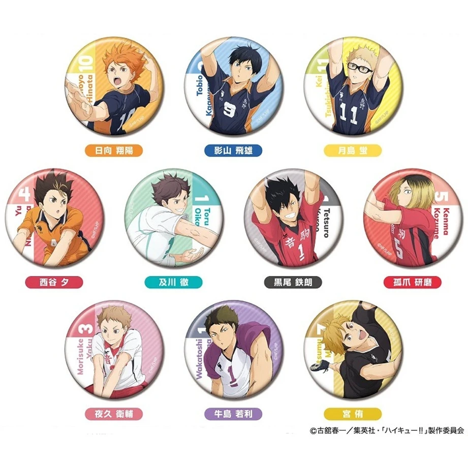 排球少年 击球拦网 吧唧/相框 盲盒