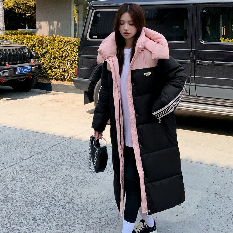 波司豋2023新款服女中长款过膝加厚女士女遮肚子显瘦时尚潮