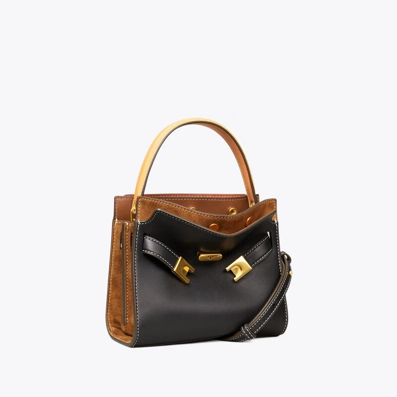 TORY BURCH/汤丽柏琦TB女Lee Radziwill手提包迷你双层单肩斜挎包