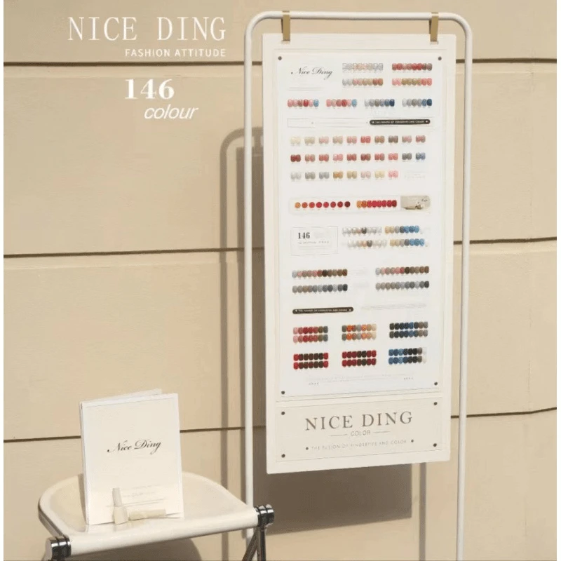 奈诗丁146色甲油胶美博会新品日式流行色美甲店套胶开店罐装胶