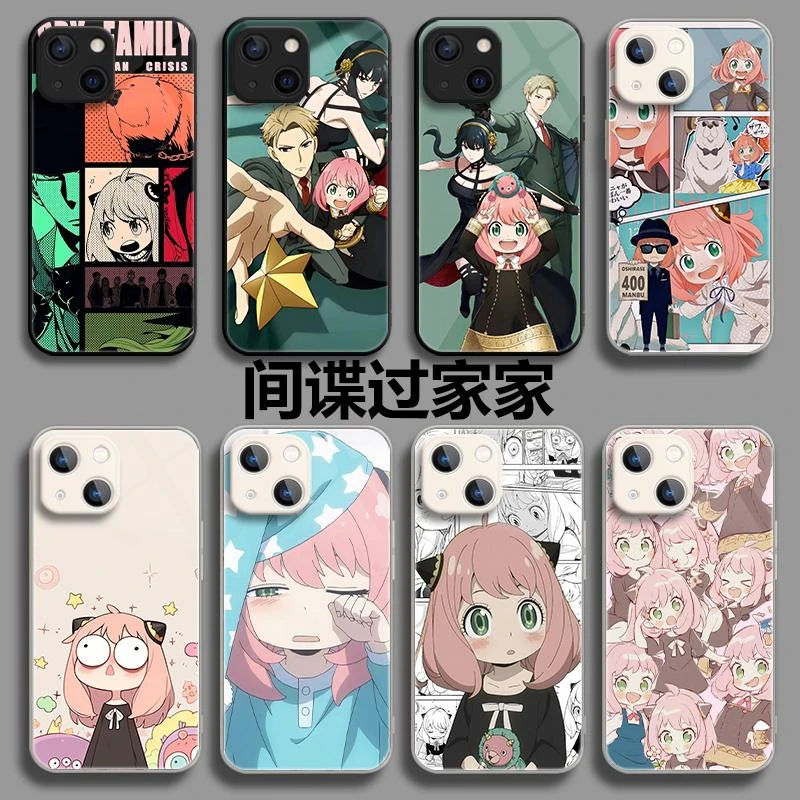 间谍过家家手机壳vivo阿尼亚oppo漫画x100周边x90适用s17玻璃Reno