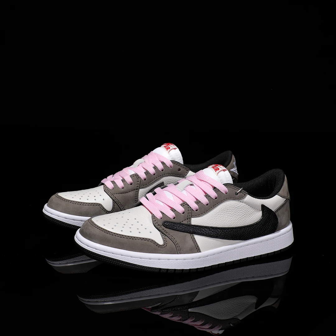 NIKE/耐克AJ1卡其色麂皮【定制球鞋】球鞋时尚潮流百搭潮鞋情侣复古