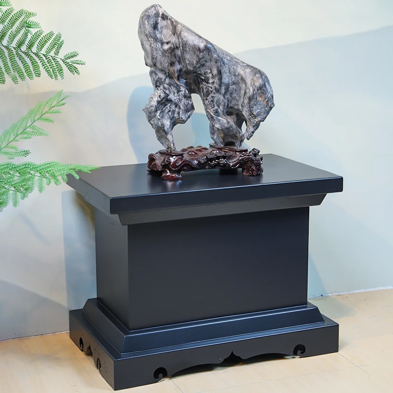莫兰星石雕艺术品陈列架盆景架奇石不锈钢底座木雕摆件座雕塑底座