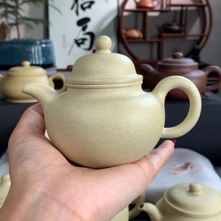 紫砂茶壶四号井本绿200