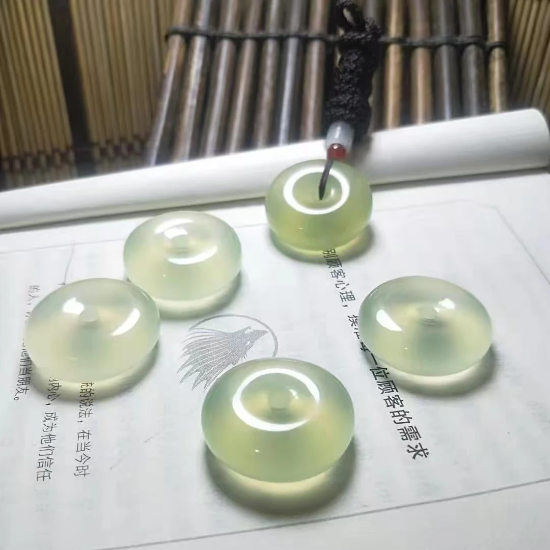 【童总福利】蛇纹石玉未镶嵌多样性发其一平安扣 011