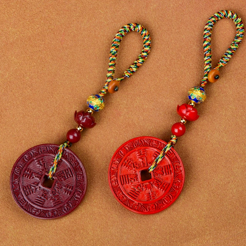 瑞思祥 【高含量红砂紫金砂】天然砂山鬼钥匙扣