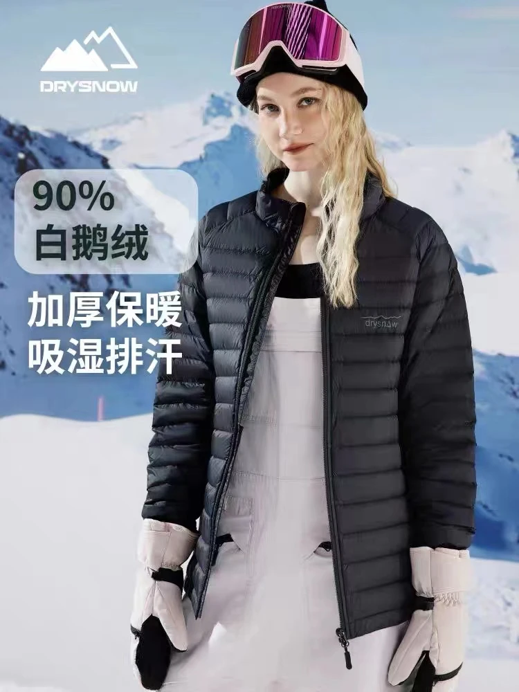 DRYSNOW 滑雪服羽绒内胆白鹅绒保暖