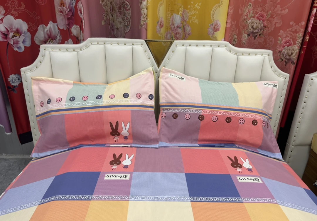 小兔子 枕套一对