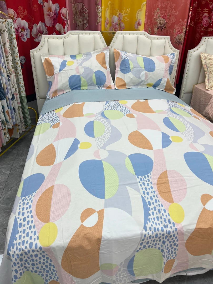 （石头花）纯棉裁剪四件套国标尺寸 舒适柔软透气 四季款