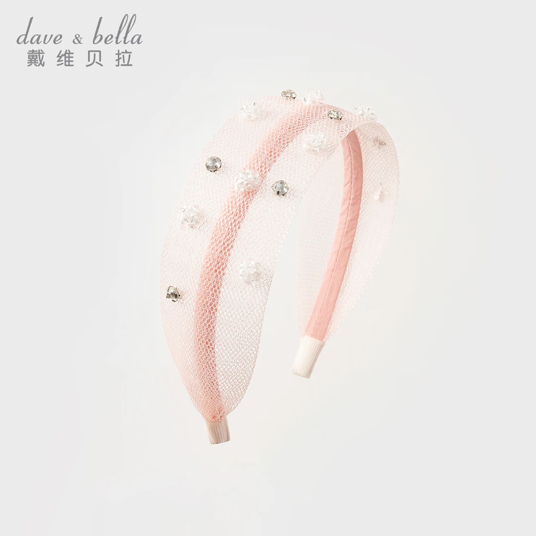 戴维贝拉新款女童儿童千金风发饰女宝宝甜美发箍DB2240095