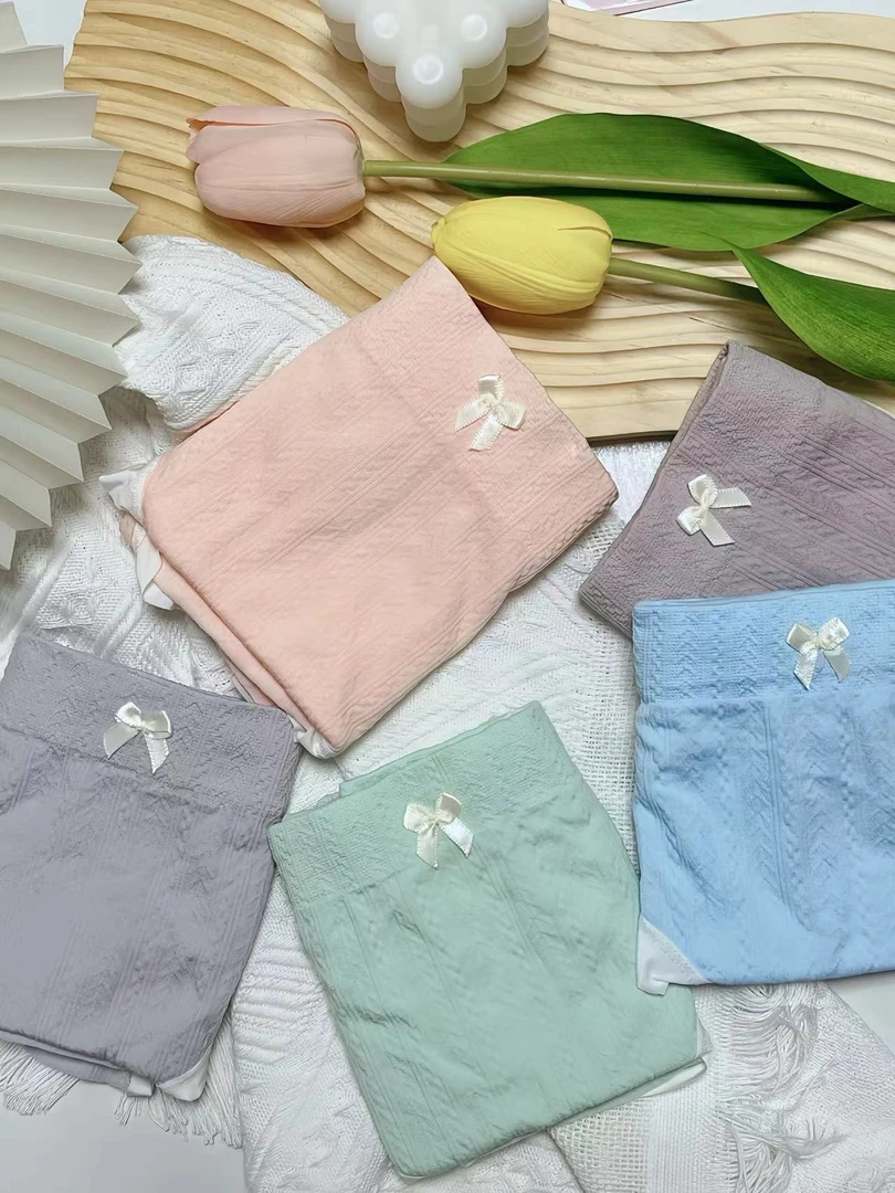 [5条装]升级款火烈鸟柔软舒适艾草中高腰无痕女款80-150斤