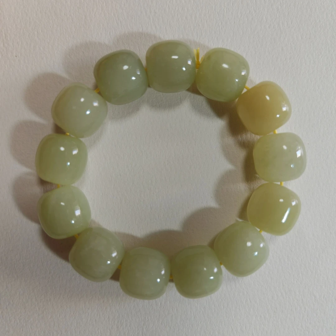 和田玉手串单圈气质百搭