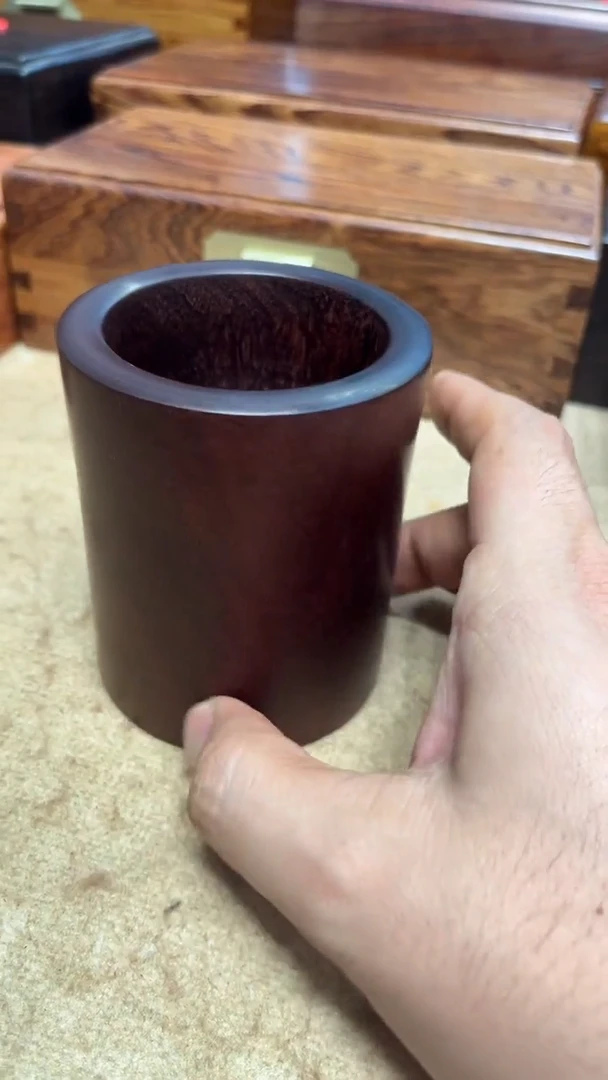 【闪购商品】木紫檀笔筒 笔筒 笔筒