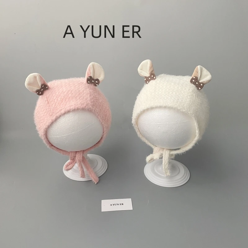 婴儿帽子春秋薄款新生儿胎帽宝宝可爱婴幼儿秋冬季外出囟门帽加厚