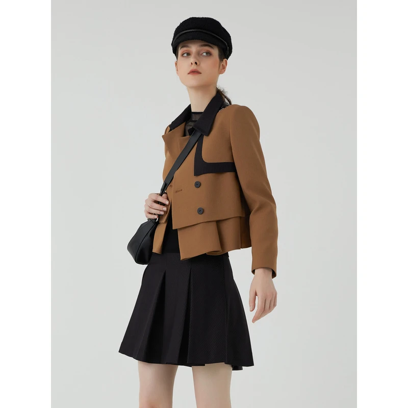 【时光雅客】套装 外套+裤子/裙子3W3W51192+1D3K74191/1D3Q81201