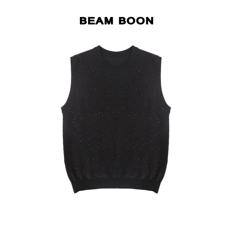 Beam Boon |【满天星辰】澳洲空运60支全羊毛软糯亮丝百搭针织背心